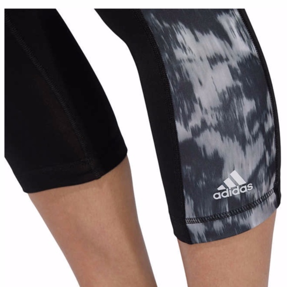 LAST ONE!! New Adidas Climalite Cropped Leggings - Picture 5 of 7